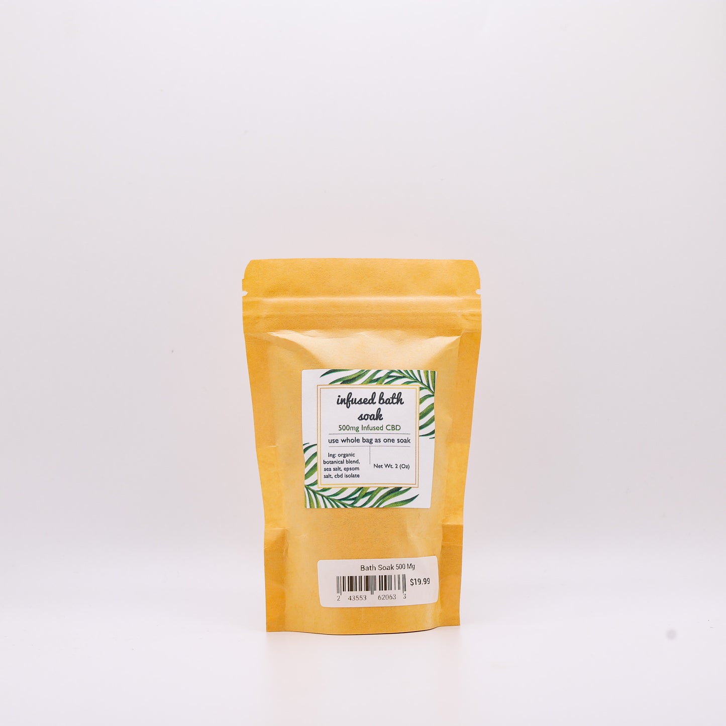Infused Bath Soak Salts 500mg