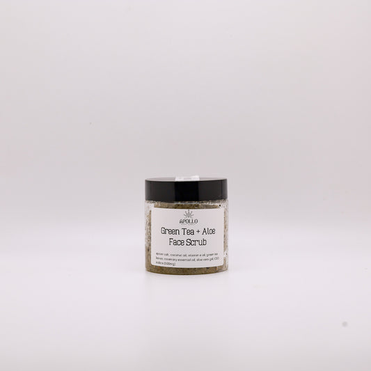 Green Tea Aloe Face Scrub 500mg