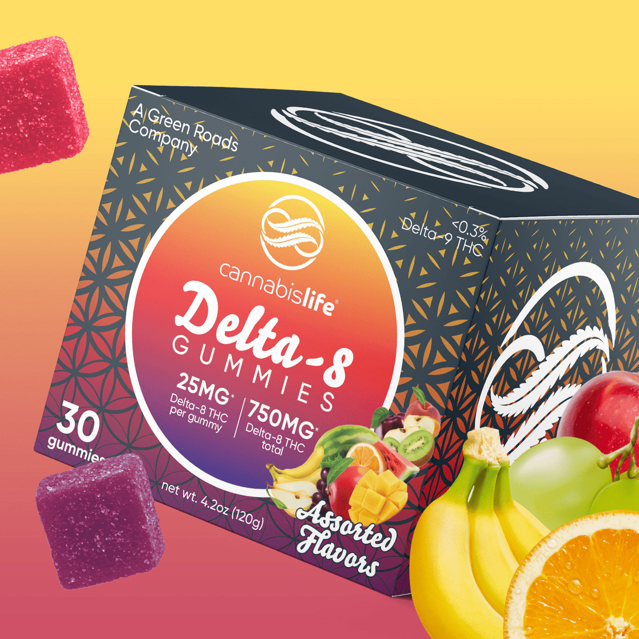 Cannabis Life D8 Gummies Assorted Flavors