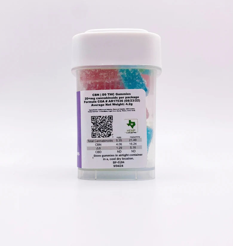 CBN D9 Nighttime Gummies 10ct