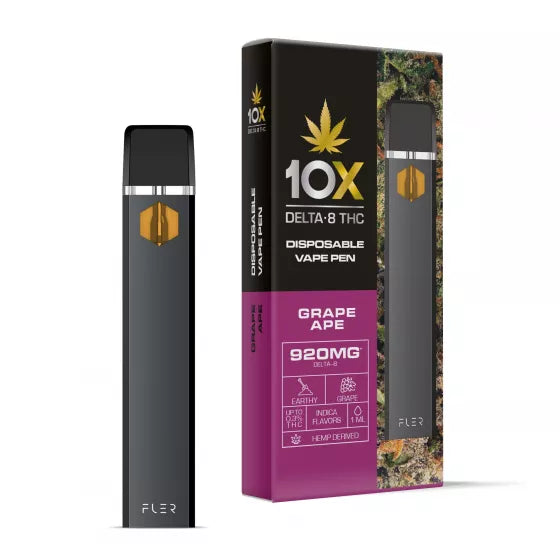 10X Disposable Grape Ape Indica