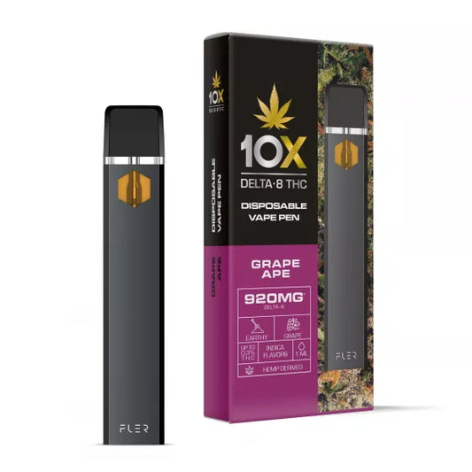 10X Disposable Grape Ape Indica