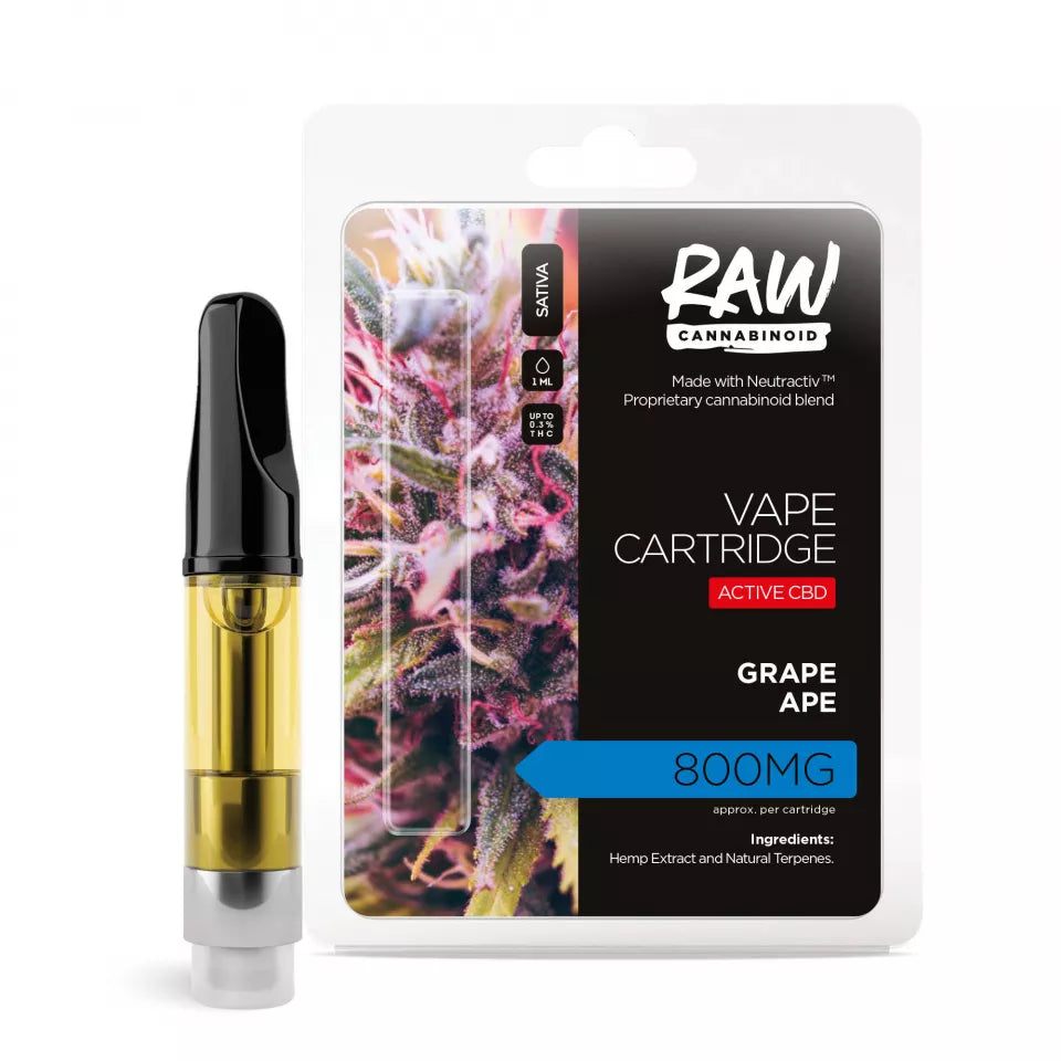 Raw Cart Grape Ape 800mg