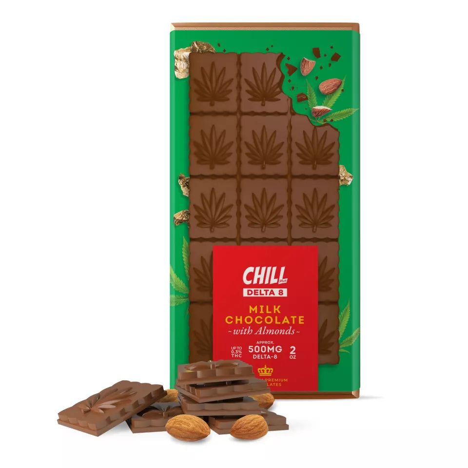 Chill D8 Belgium Milk Chocolate with Almonds