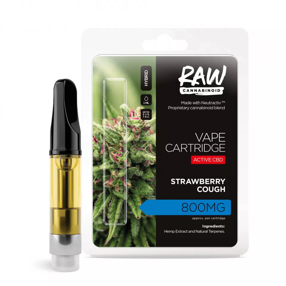 Raw Cart Strawberry Cough 800mg