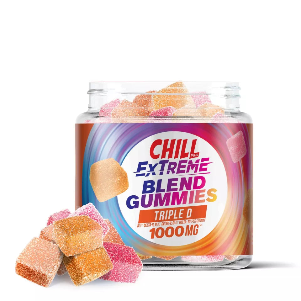 Chill Extreme Gummies Triple D 1000mg