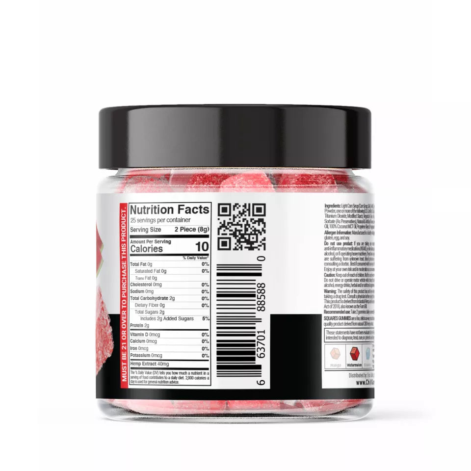Chill Plus D8 CBD Gummies Watermelon