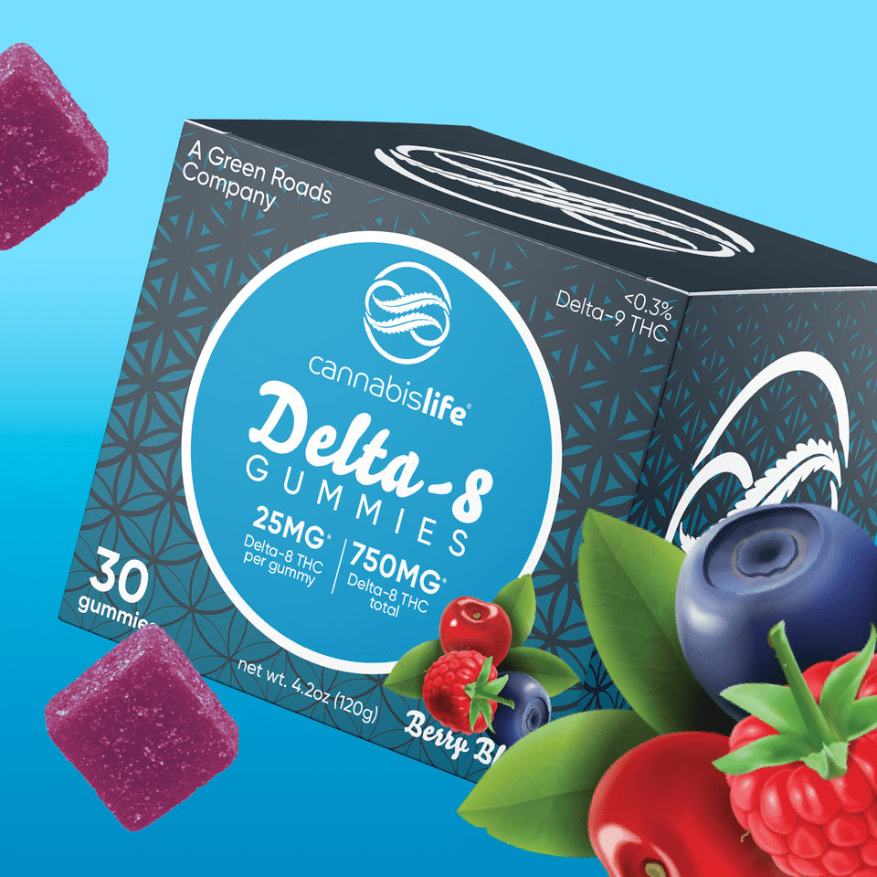 Cannabis Life D8 Gummies Berry Blast