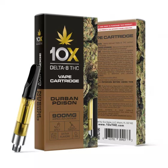 10X Cart Durban Poison Sativa