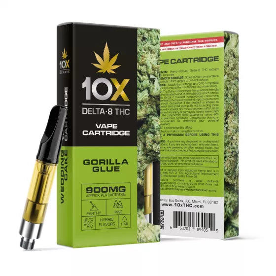 10X Cart Gorilla Glue Indica