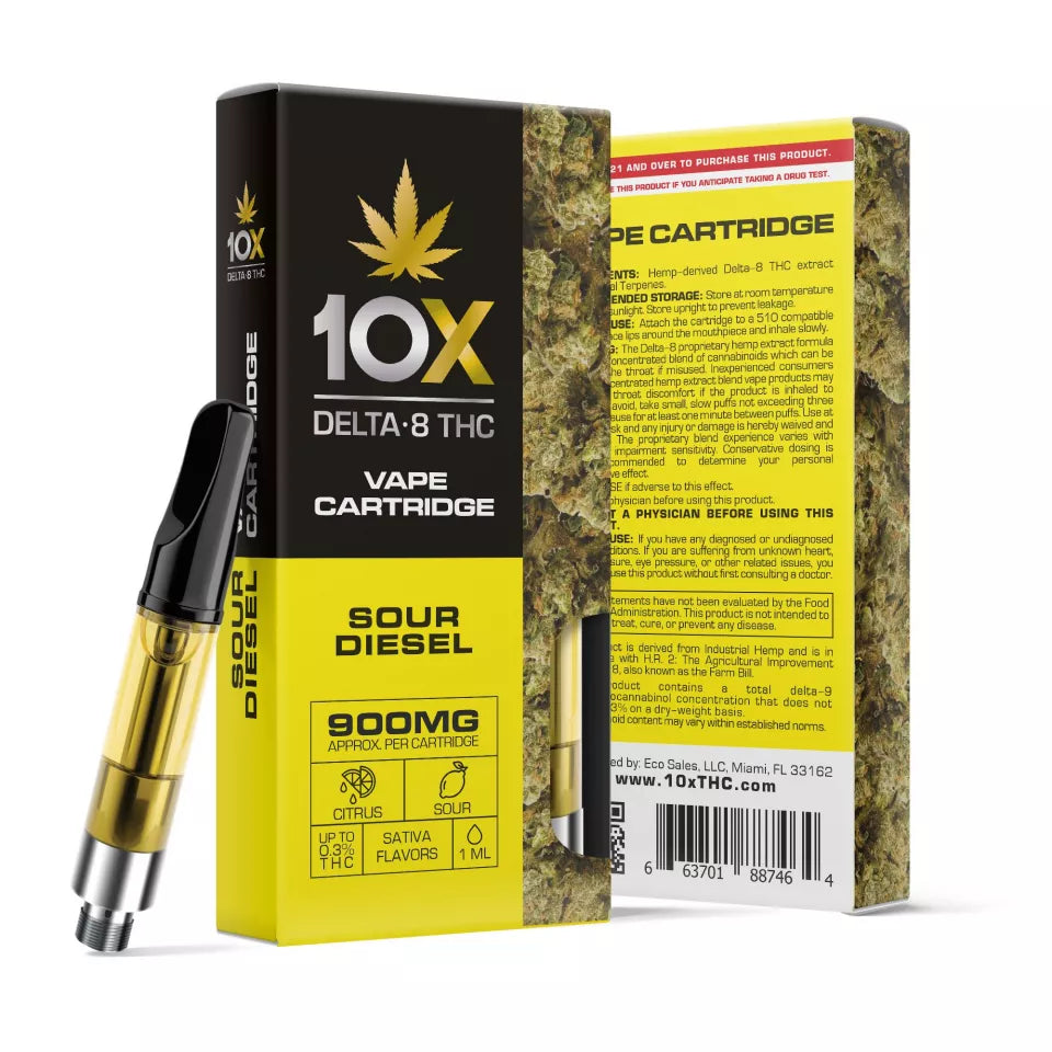 10X Cart Sour Diesel Sativa