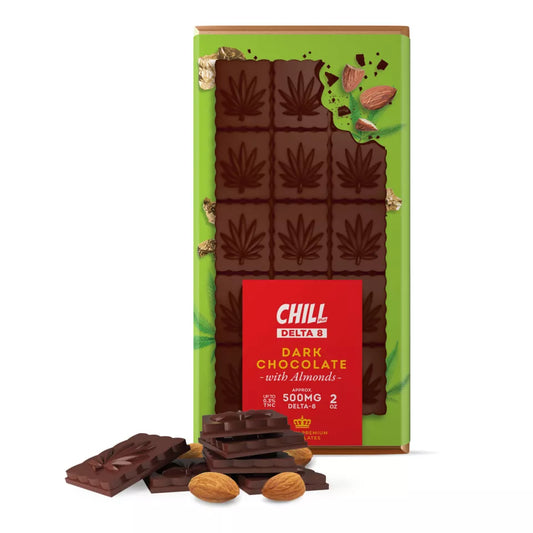 Chill D8 Belgium Dark Chocolate with Almonds