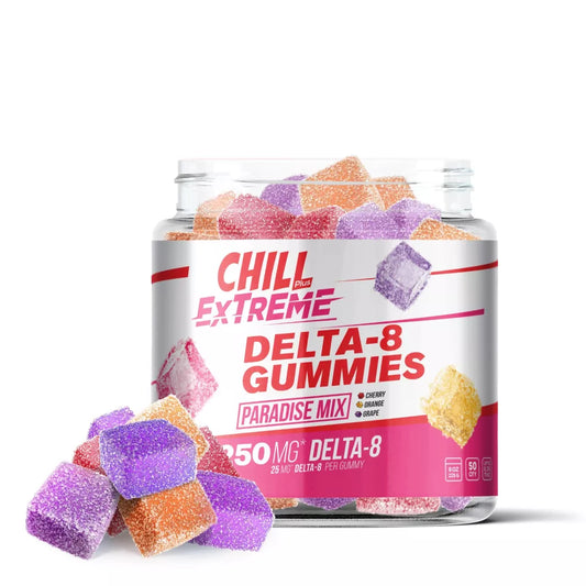 Chill Extreme D8 Gummies Paradise Mix 1250mg
