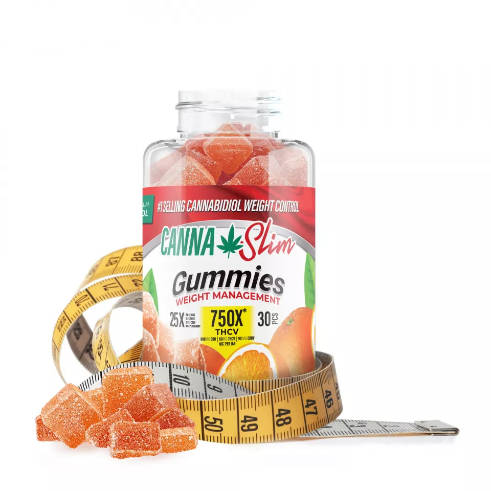 Canna Slim THCV Gummies - Weight Management - 750X
