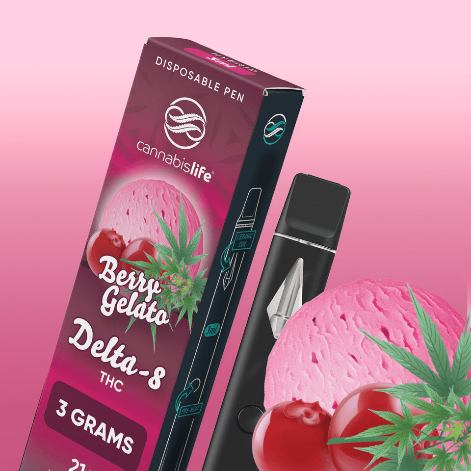 Cannabis Life D8 Disposable Berry Gelato