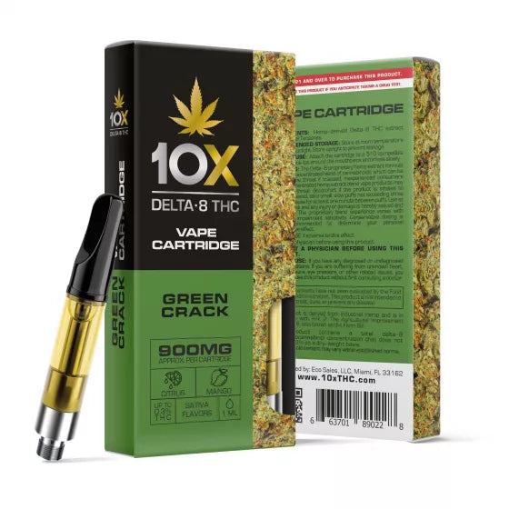 10X Cart Green Crack Sativa