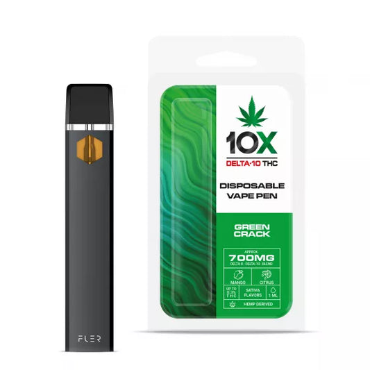 10X D10 Disposable Green Crack Sativa