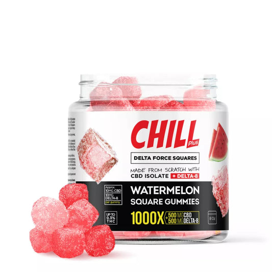Chill Plus D8 CBD Gummies Watermelon